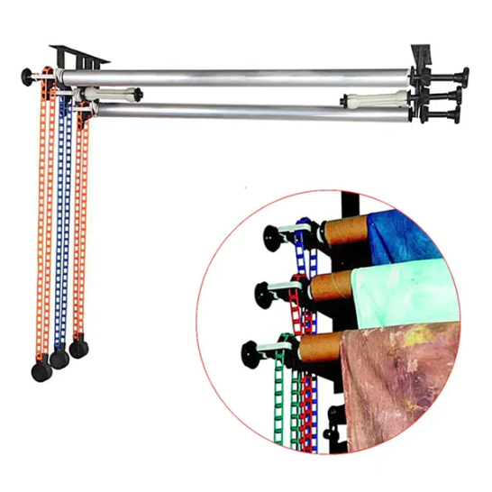 Neewer 3-Roller Wall Mounting Manual Backdrop Support System
