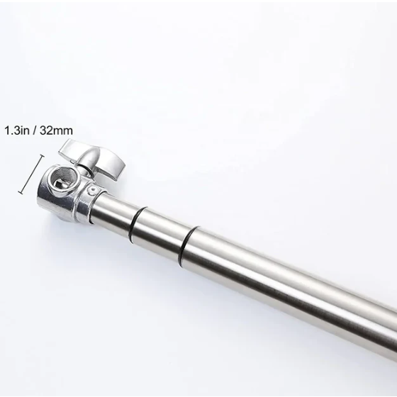 CameraStuff TCB-3S 120-300cm Adjustable Telescopic Stainless Steel Backdrop Crossbar Tube