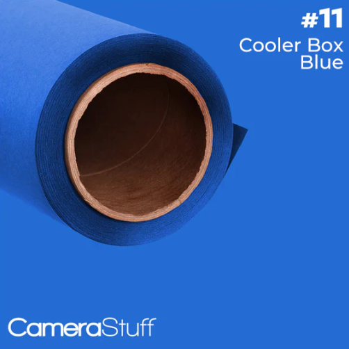 Camerastuff Seamless Paper Backdrop no11 Cooler Box Blue