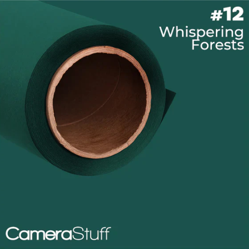 Camerastuff Seamless Paper Backdrop no12 Whispering Forests Deep Green