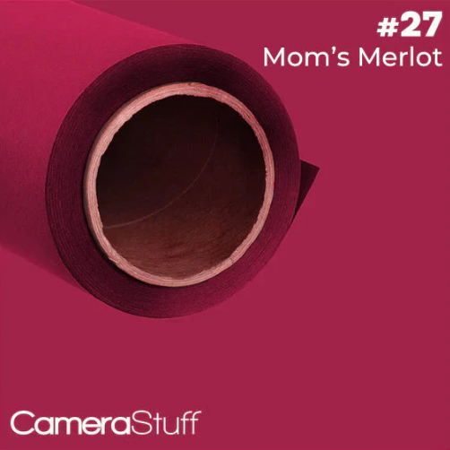 Camerastuff Seamless Paper Backdrop no27 Mom's Merlot Burgundy