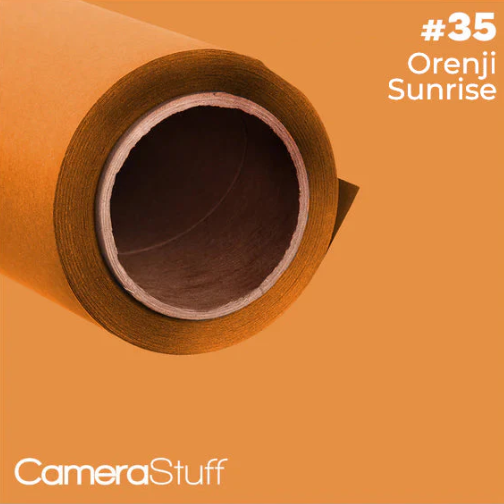 Camerastuff Seamless Paper Backdrop no35 Orenji Sunrise