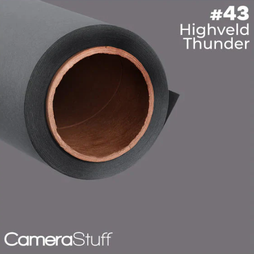Camerastuff Seamless Paper Backdrop no43 Highveld Thunder Grey