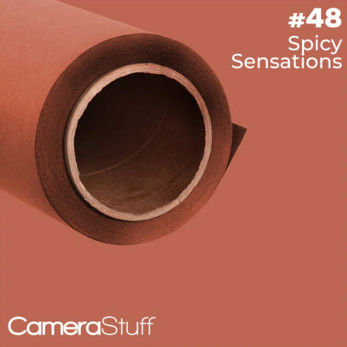 Camerastuff Seamless Paper Backdrop no48 Spicy Sensations Brown