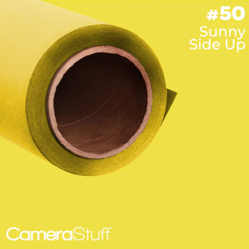 Camerastuff Seamless Paper Backdrop No50 (38) Sunny Side-Up Yellow