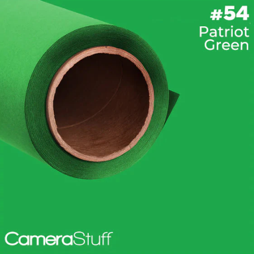 Camerastuff Seamless Paper Backdrop no54 Patriot Green (Chroma-Key)