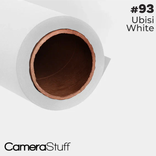 Camerastuff Seamless Paper Backdrop no93 Ubisi White