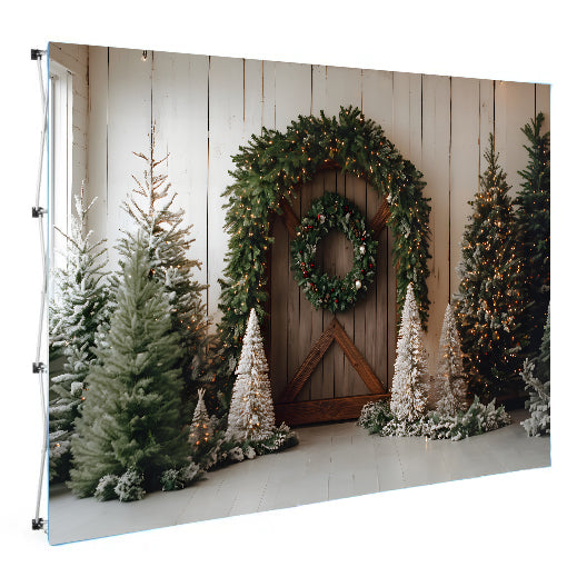 STRAIGHT BANNER WALL FRAME INCLUDING PRINT