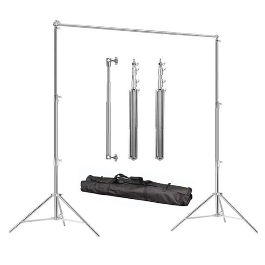 CameraStuff SBGS-288 Heavy-Duty Stainless Steel Backdrop Stand Support Kit