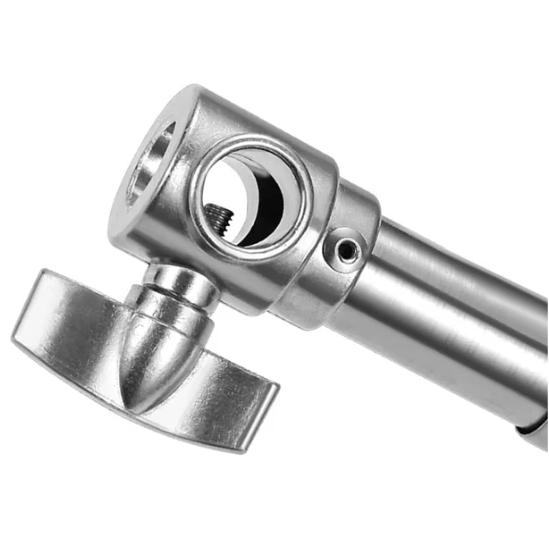 CameraStuff SBGS-288 Heavy-Duty Stainless Steel Backdrop Stand Support Kit) with A Printed Fabric Backdrop
